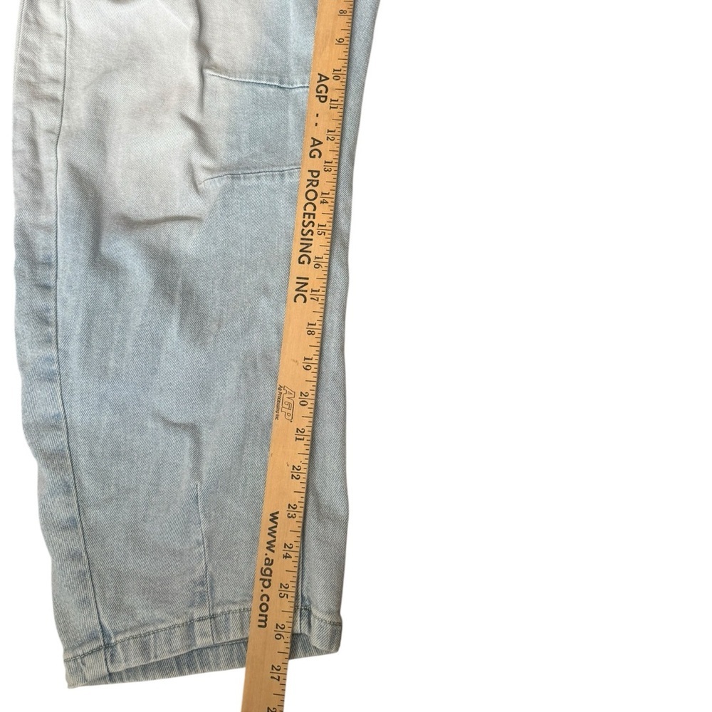 Celebrity Pink Y2K Barrel Leg Jeans Light Wash High Rise Balloon Mom Jeans 11/30 - Picture 4 of 8